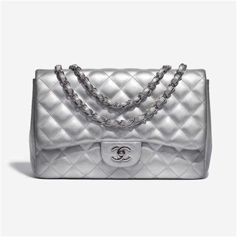 chanel tasche silber|Chanel handtaschen.